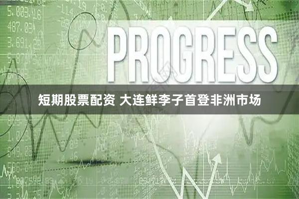 短期股票配资 大连鲜李子首登非洲市场